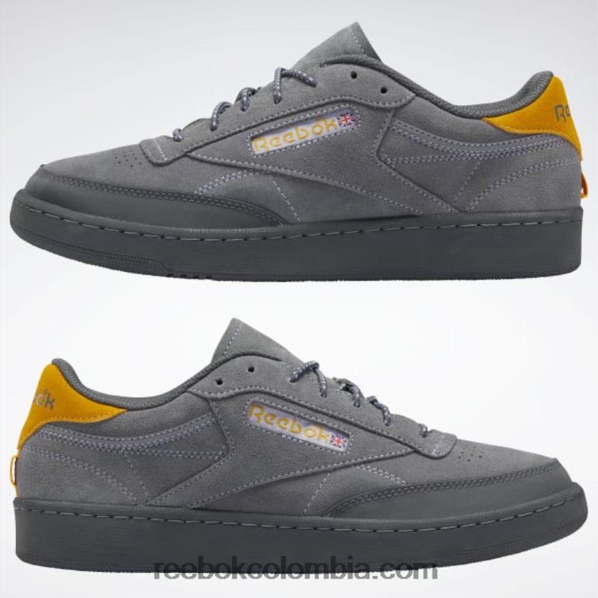 gris puro 6/gris puro 7/resplandor lila zapatos club c 85 Reebok D260LP384