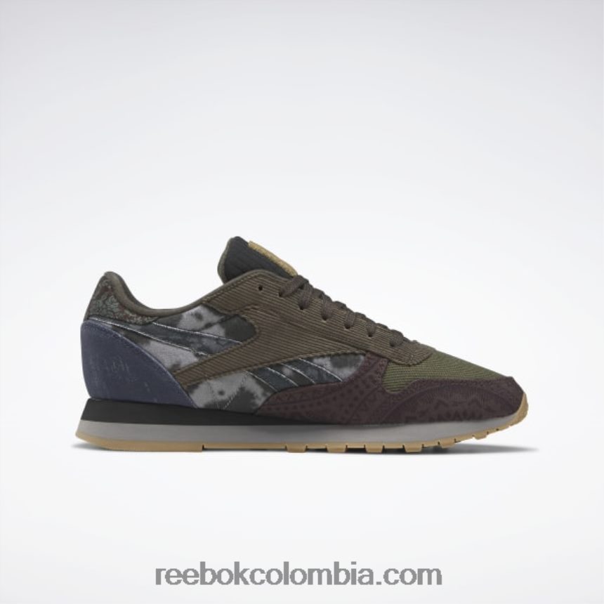 lechada f23/tierra exuberante/índigo ahumado zapatos de cuero clasicos Reebok D260LP643