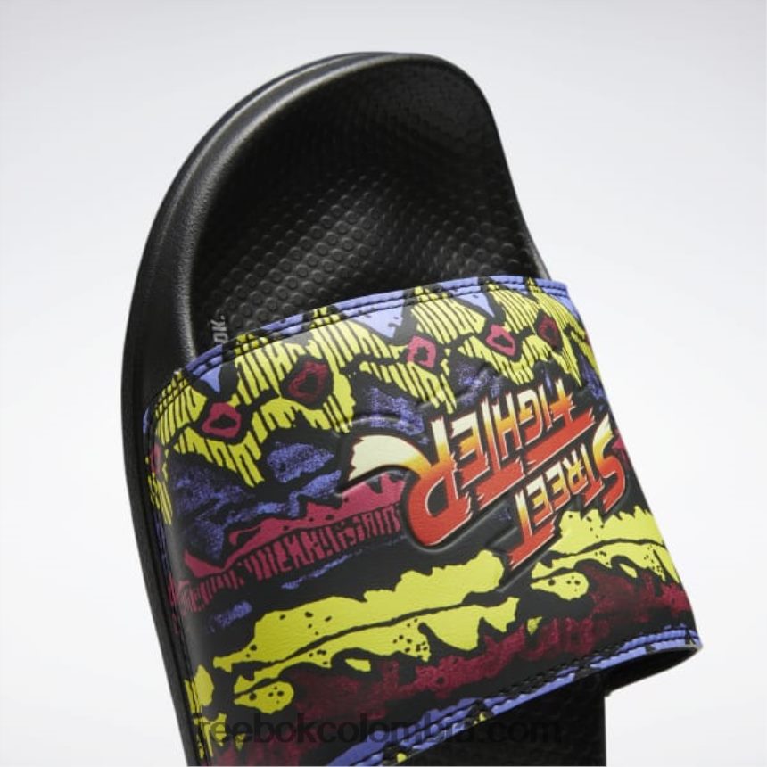 núcleo negro diapositivas clásicas de street fighter Reebok D260LP432