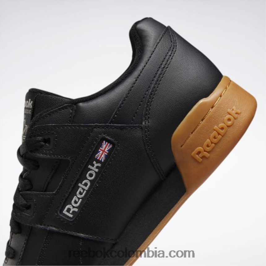 negro/carbón/rojo clásico/reebok royal entrenamiento más zapatos Reebok D260LP89