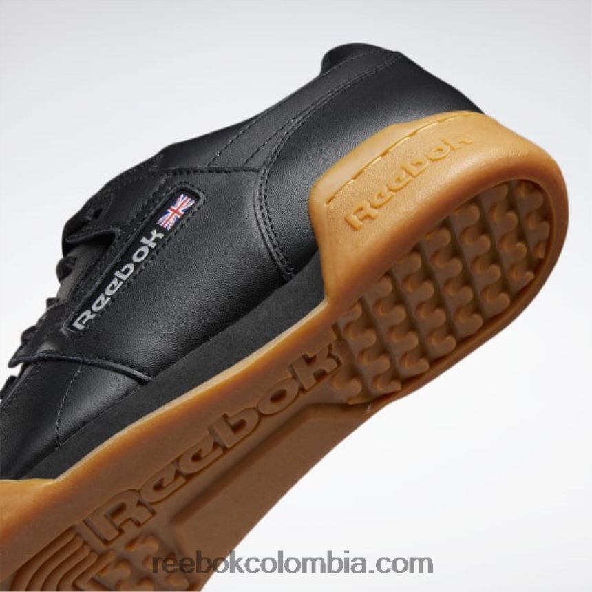 negro/carbón/rojo clásico/reebok royal entrenamiento más zapatos Reebok D260LP89