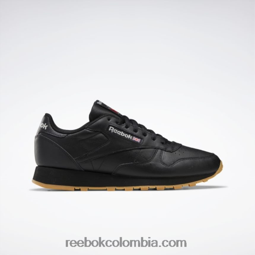 negro core/gris puro 5/reebok rubber gum-03 zapatos de cuero clasicos Reebok D260LP78