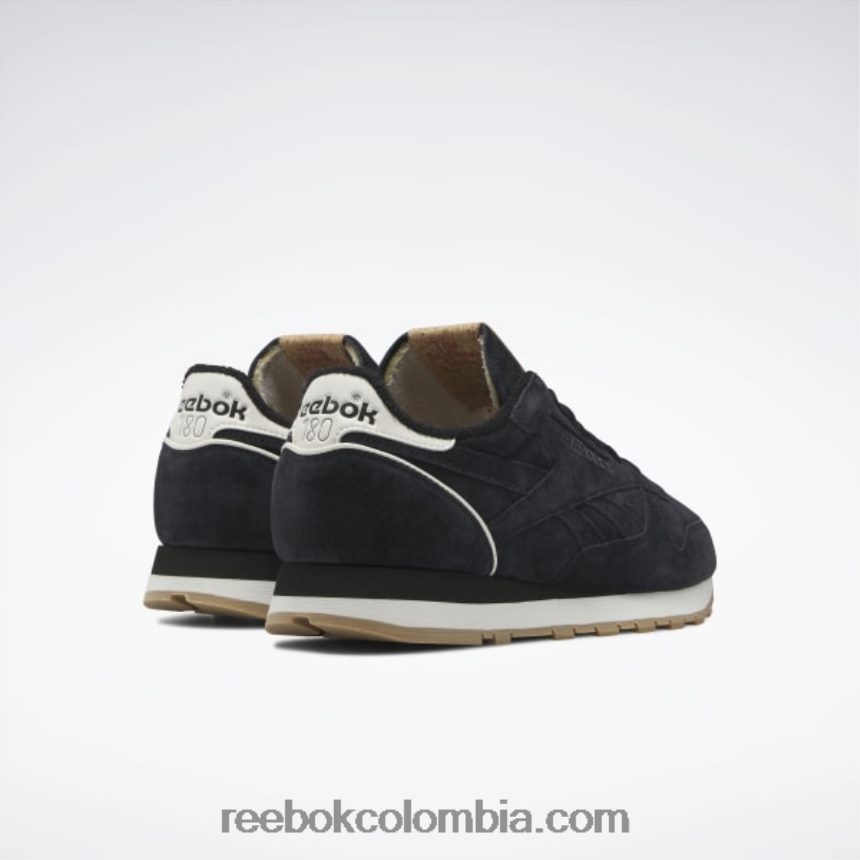 negro core/verde glen/reebok rubber gum-04 zapatos clásicos de cuero vintage 1983 Reebok D260LP333