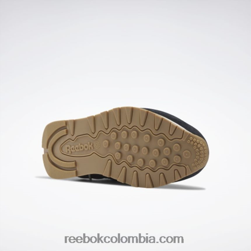 negro core/verde glen/reebok rubber gum-04 zapatos clásicos de cuero vintage 1983 Reebok D260LP333