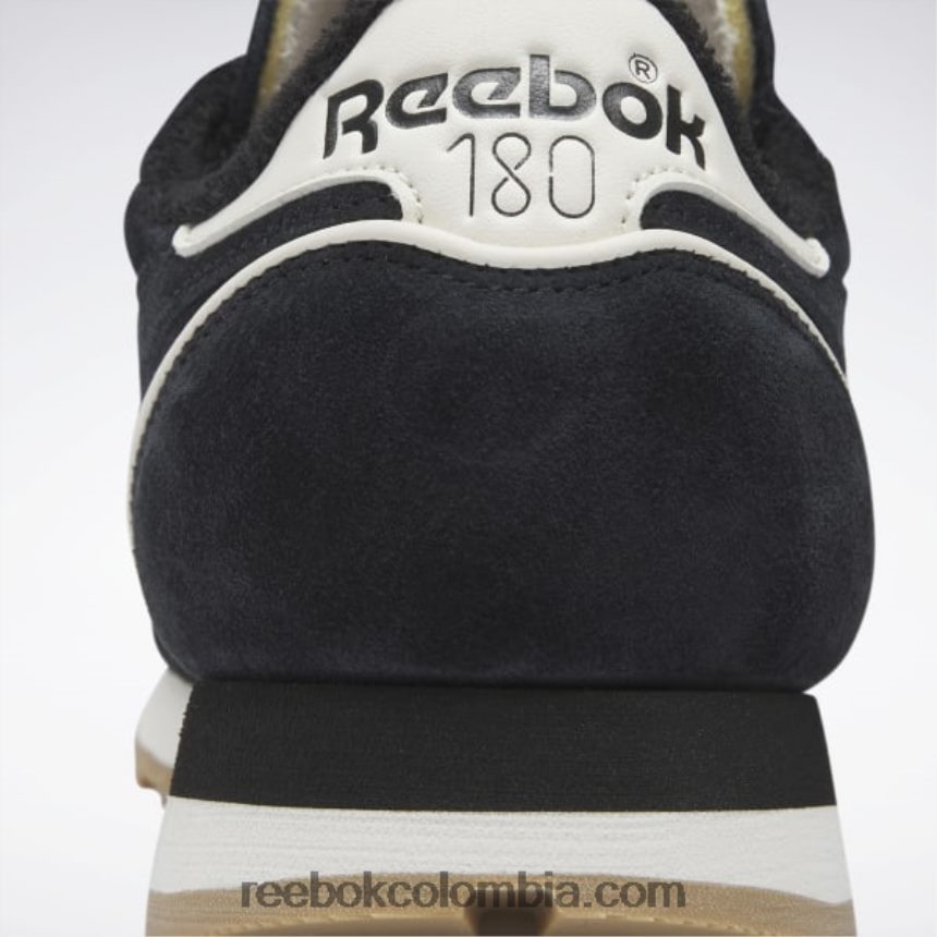 negro core/verde glen/reebok rubber gum-04 zapatos clásicos de cuero vintage 1983 Reebok D260LP333