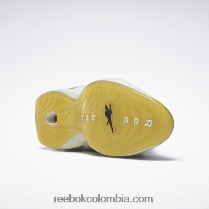 negro núcleo/blanco clásico/tiza zapatos de baloncesto bomba de pregunta Reebok D260LP91