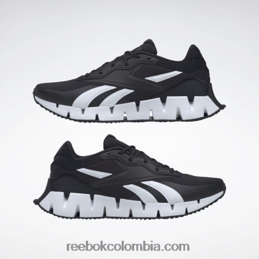 negro núcleo/blanco ftwr Zig Dynamica 4 zapatos Reebok D260LP246