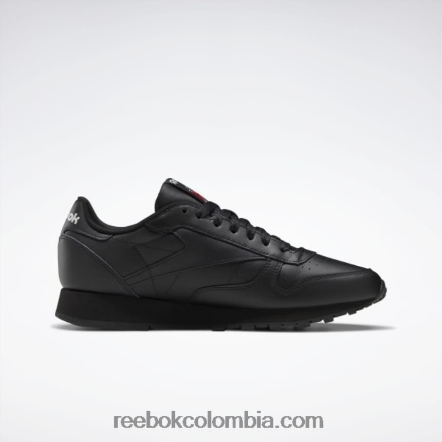 negro núcleo/gris puro 5 zapatos de cuero clasicos Reebok D260LP37
