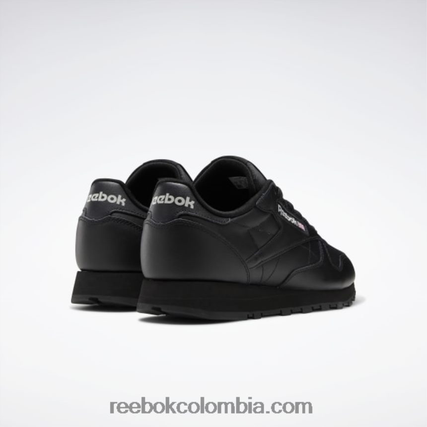 negro núcleo/gris puro 5 zapatos de cuero clasicos Reebok D260LP37
