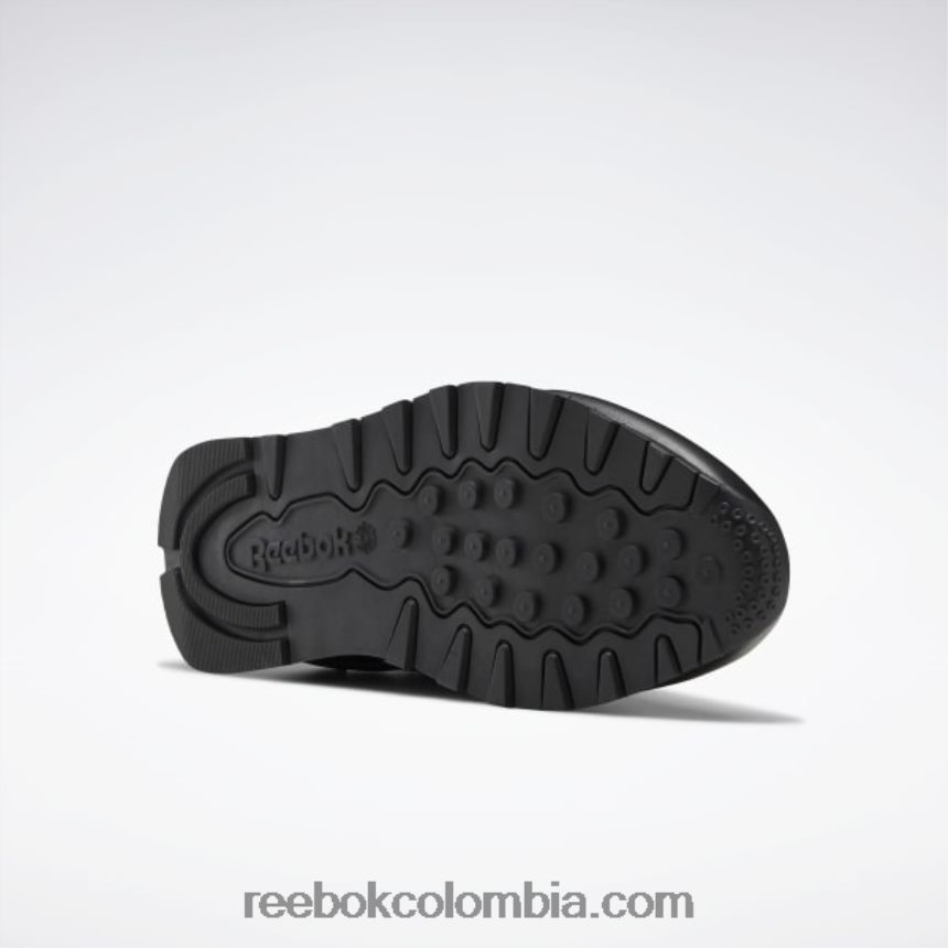 negro núcleo/gris puro 5 zapatos de cuero clasicos Reebok D260LP37