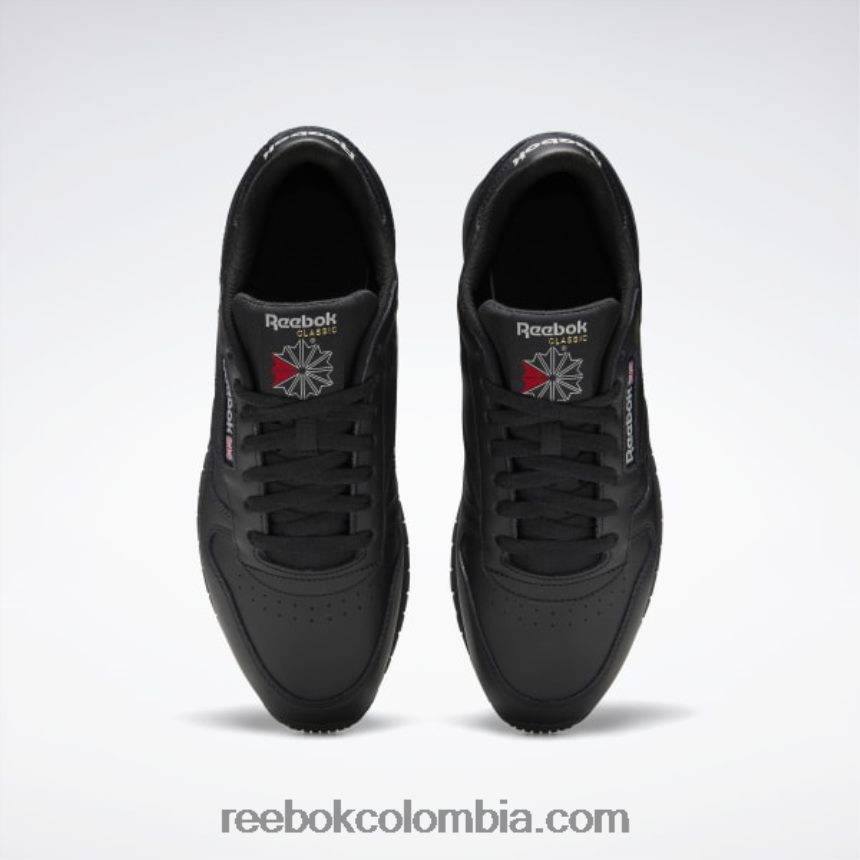 negro núcleo/gris puro 5 zapatos de cuero clasicos Reebok D260LP37