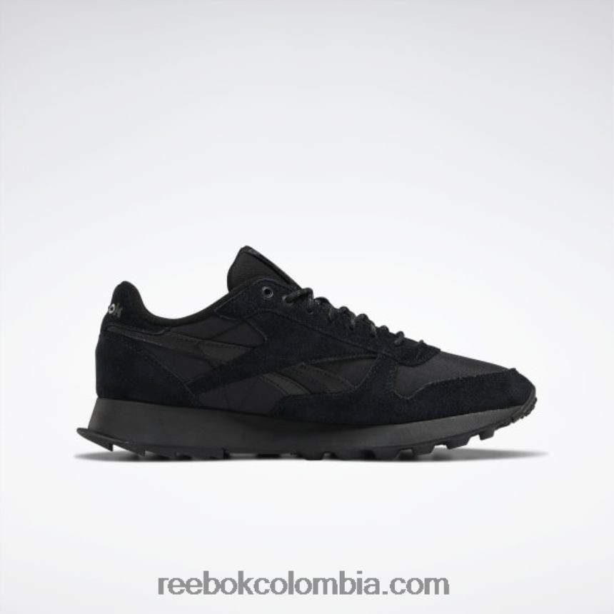 negro núcleo/gris puro 7 zapatos de cuero clasicos Reebok D260LP965
