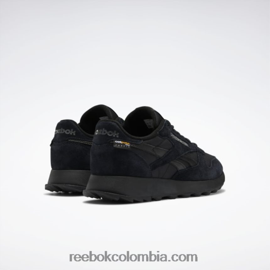 negro núcleo/gris puro 7 zapatos de cuero clasicos Reebok D260LP965