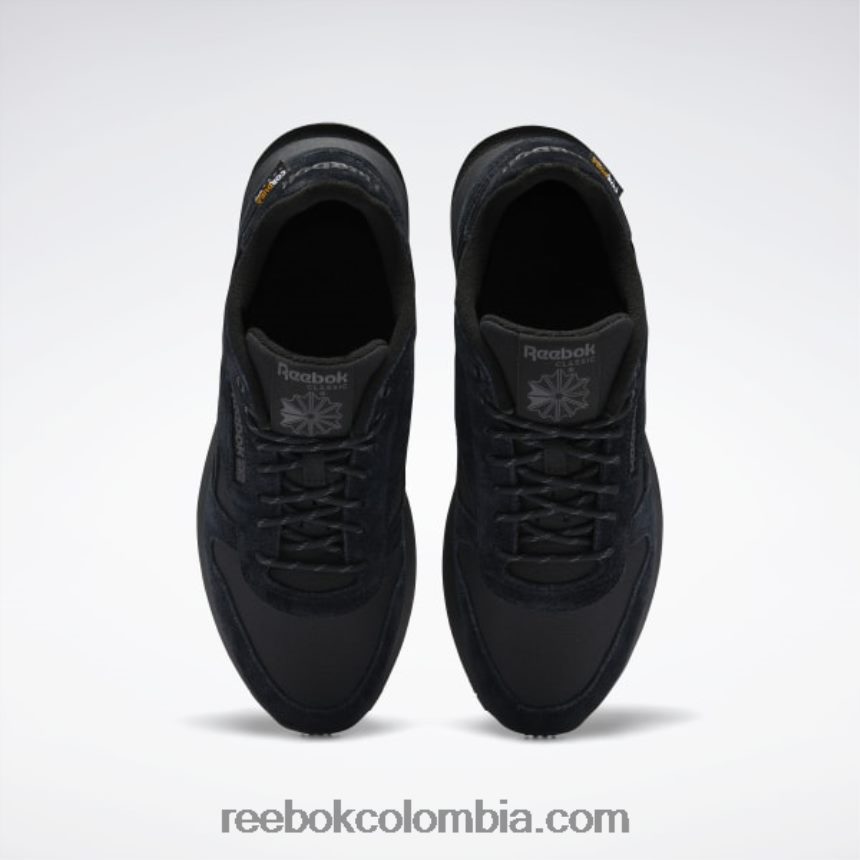 negro núcleo/gris puro 7 zapatos de cuero clasicos Reebok D260LP965