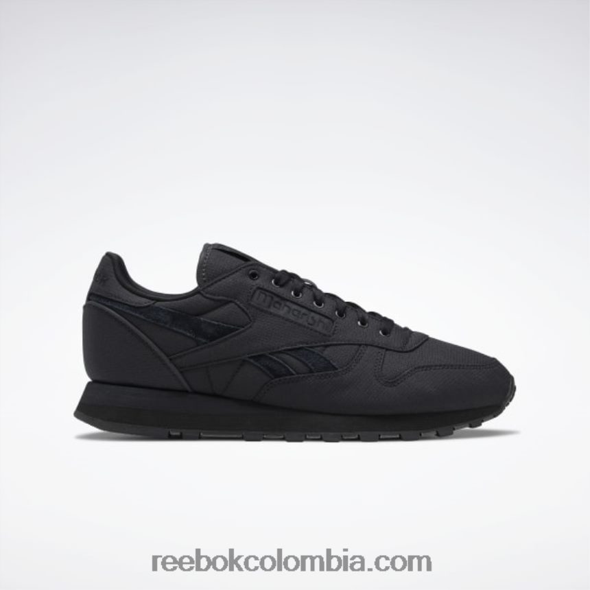 negro núcleo/gris puro 8 zapatos maharishi clásicos de cuero rip stop Reebok D260LP356