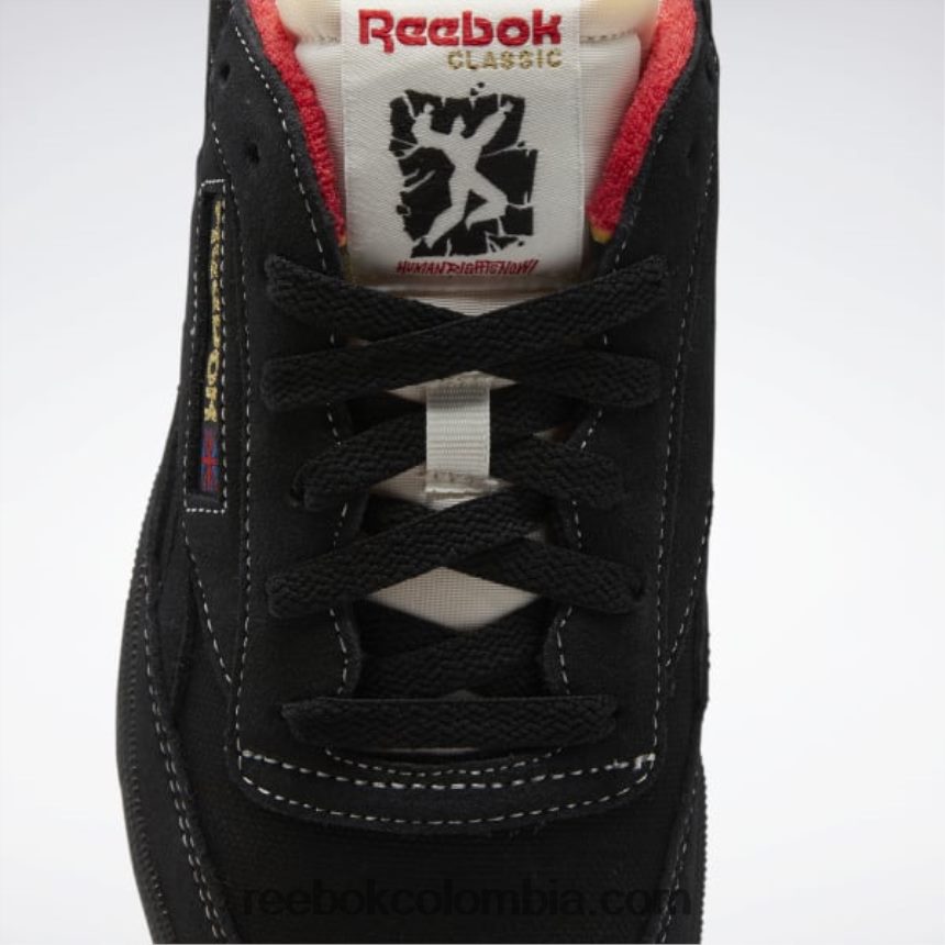 negro núcleo/tiza/verde cañada club c venganza zapatos Reebok D260LP323