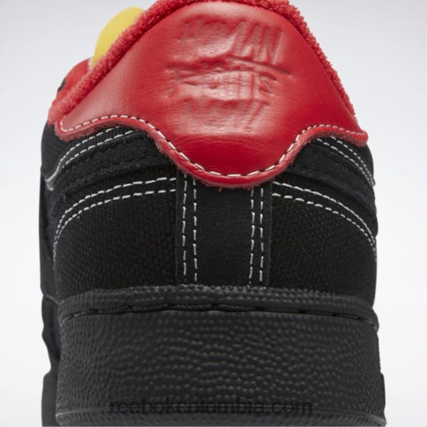 negro núcleo/tiza/verde cañada club c venganza zapatos Reebok D260LP323