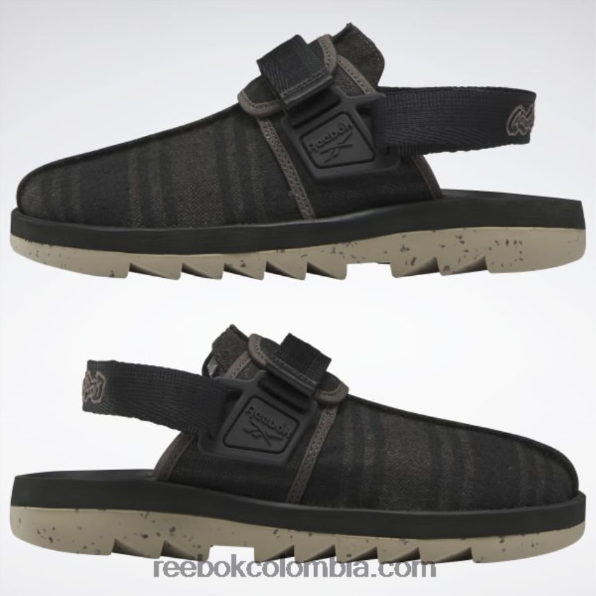 negro noche/taupe ahumado/marrón tierra zapatos beatnik Reebok D260LP737