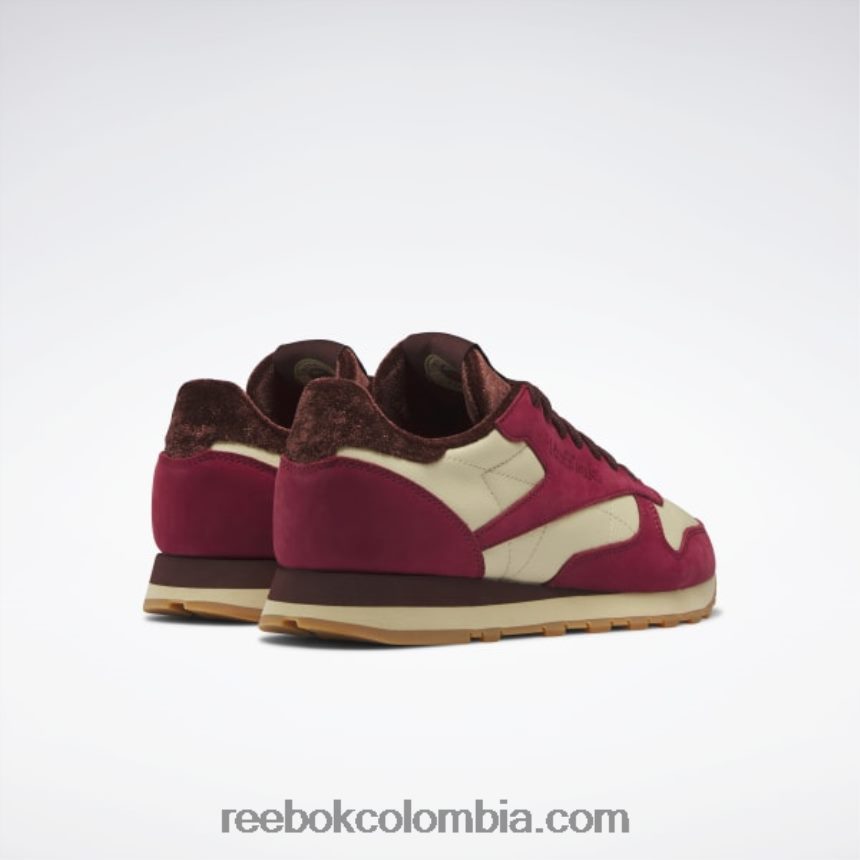 rojo triatlón/paja s18-r/siena tostada zapatos de cuero clasicos Reebok D260LP154