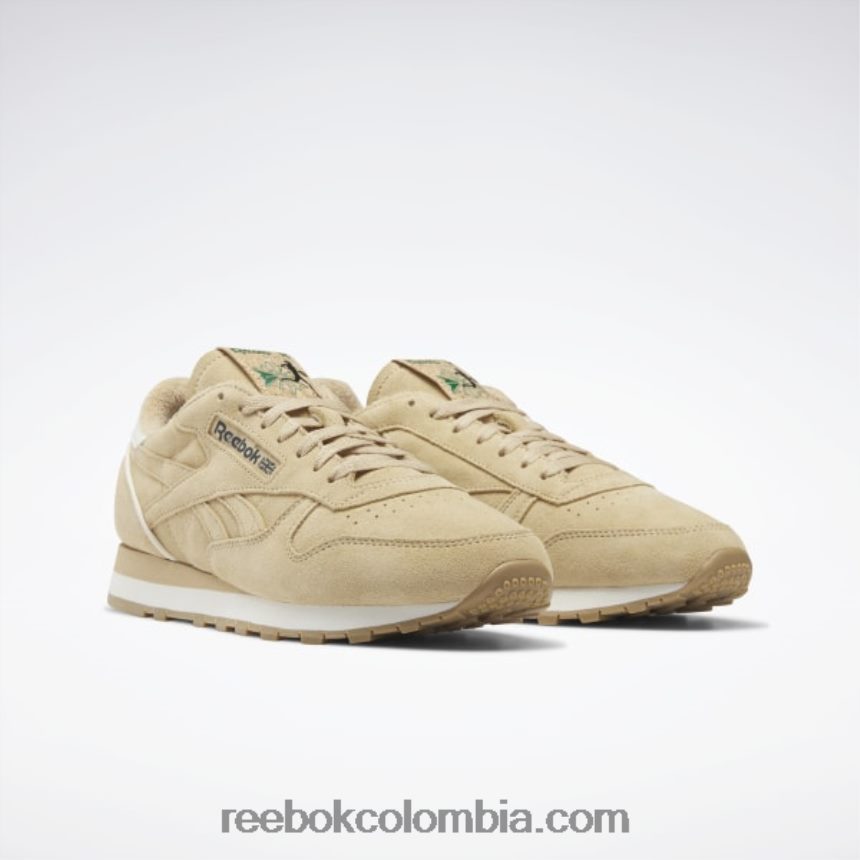 sahara/glen green/reebok goma de mascar-04 zapatos clásicos de cuero vintage 1983 Reebok D260LP349