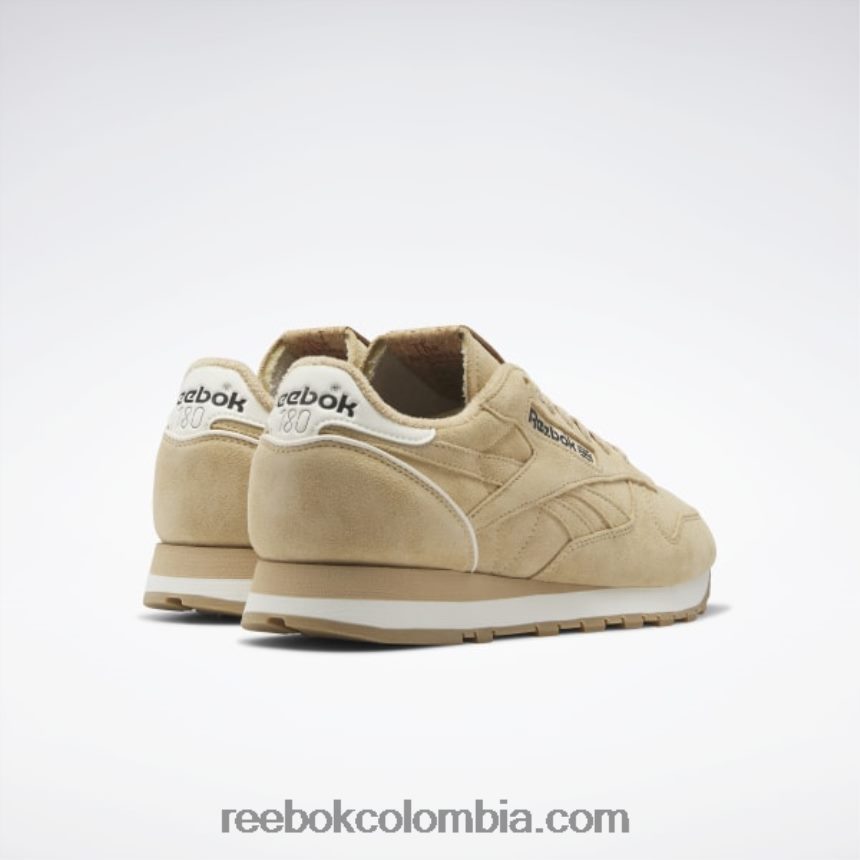 sahara/glen green/reebok goma de mascar-04 zapatos clásicos de cuero vintage 1983 Reebok D260LP349