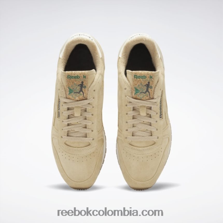 sahara/glen green/reebok goma de mascar-04 zapatos clásicos de cuero vintage 1983 Reebok D260LP349