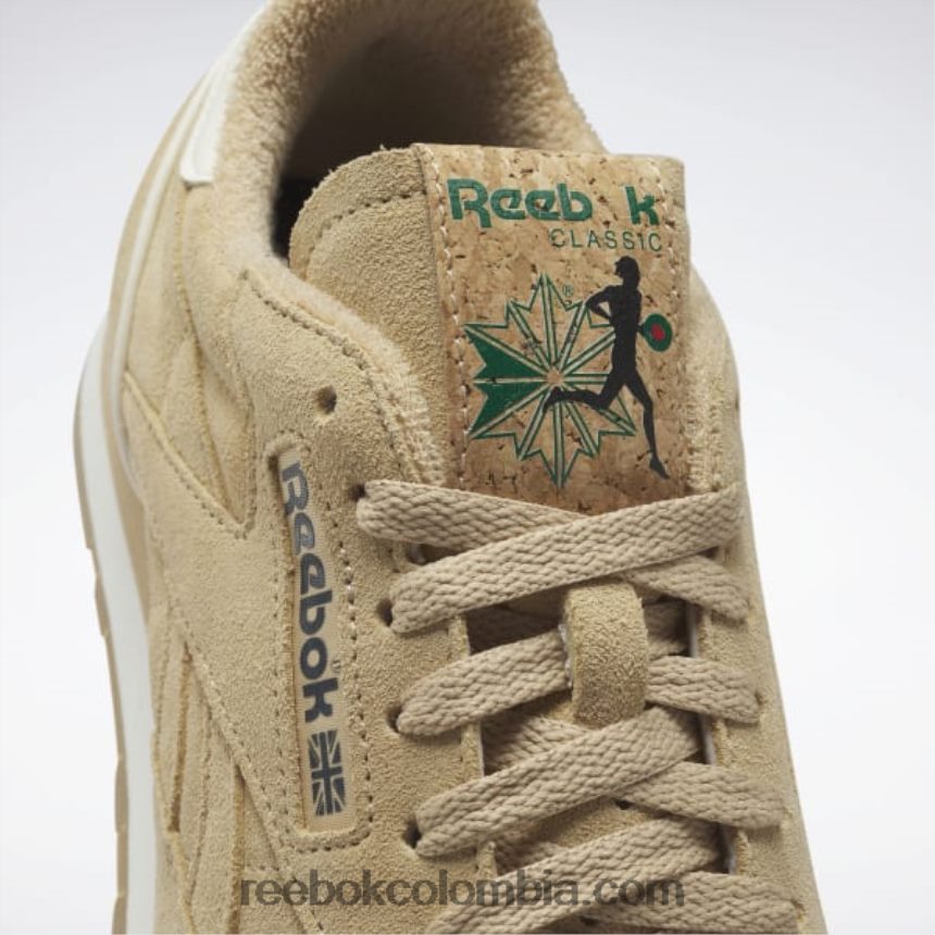 sahara/glen green/reebok goma de mascar-04 zapatos clásicos de cuero vintage 1983 Reebok D260LP349