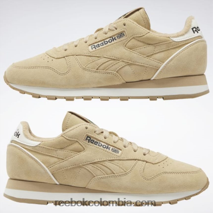 sahara/glen green/reebok goma de mascar-04 zapatos clásicos de cuero vintage 1983 Reebok D260LP349