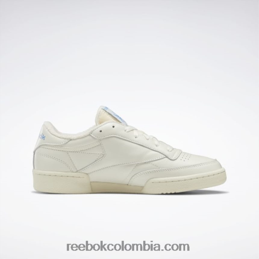 tiza/alabastro/azul esencial zapatos vintage club c 85 Reebok D260LP16