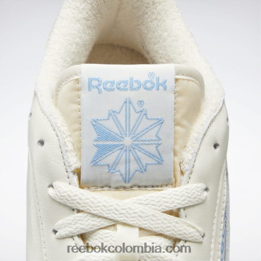 tiza/alabastro/azul esencial zapatos vintage club c 85 Reebok D260LP16