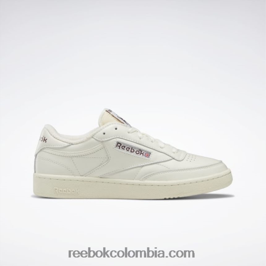 tiza/alabastro/granate zapatos vintage club c 85 Reebok D260LP15