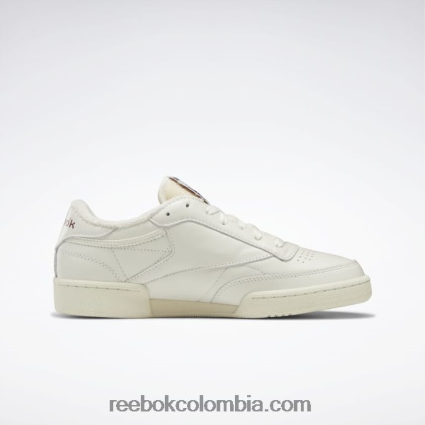 tiza/alabastro/granate zapatos vintage club c 85 Reebok D260LP15