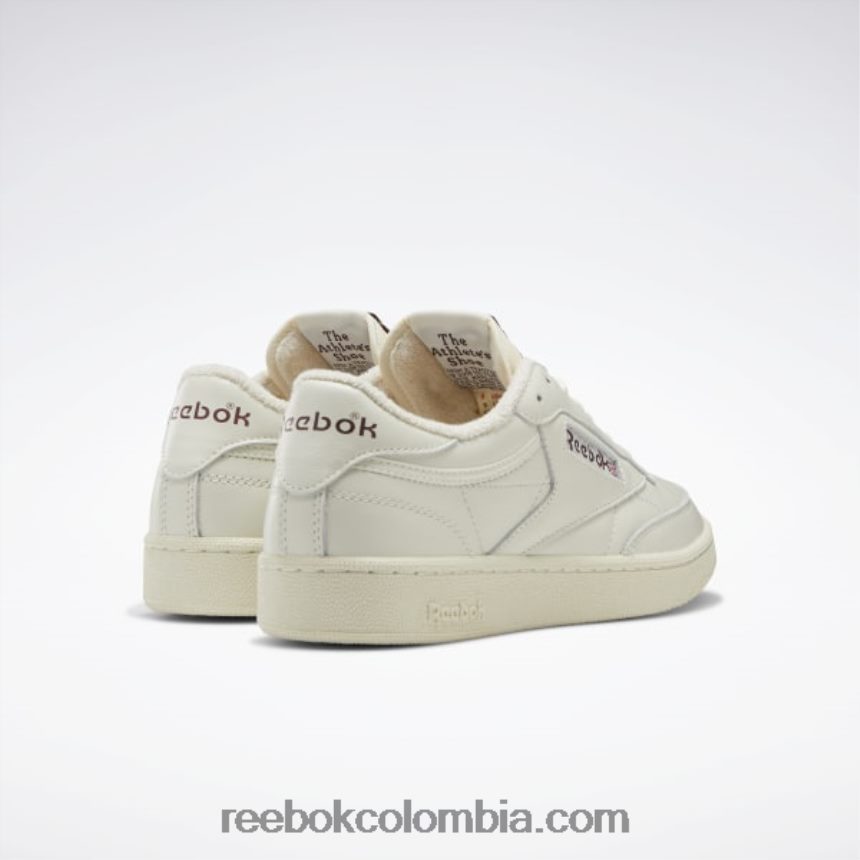 tiza/alabastro/granate zapatos vintage club c 85 Reebok D260LP15