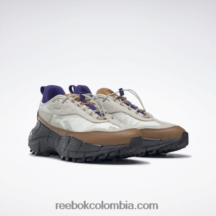 tiza/alabastro/marrón salvaje zapatillas zig kinetica 2.5 edge Reebok D260LP109