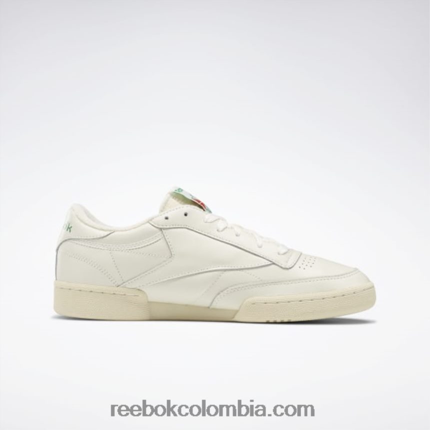 tiza/blanco papel/verde cañada zapatos vintage club c 85 Reebok D260LP11