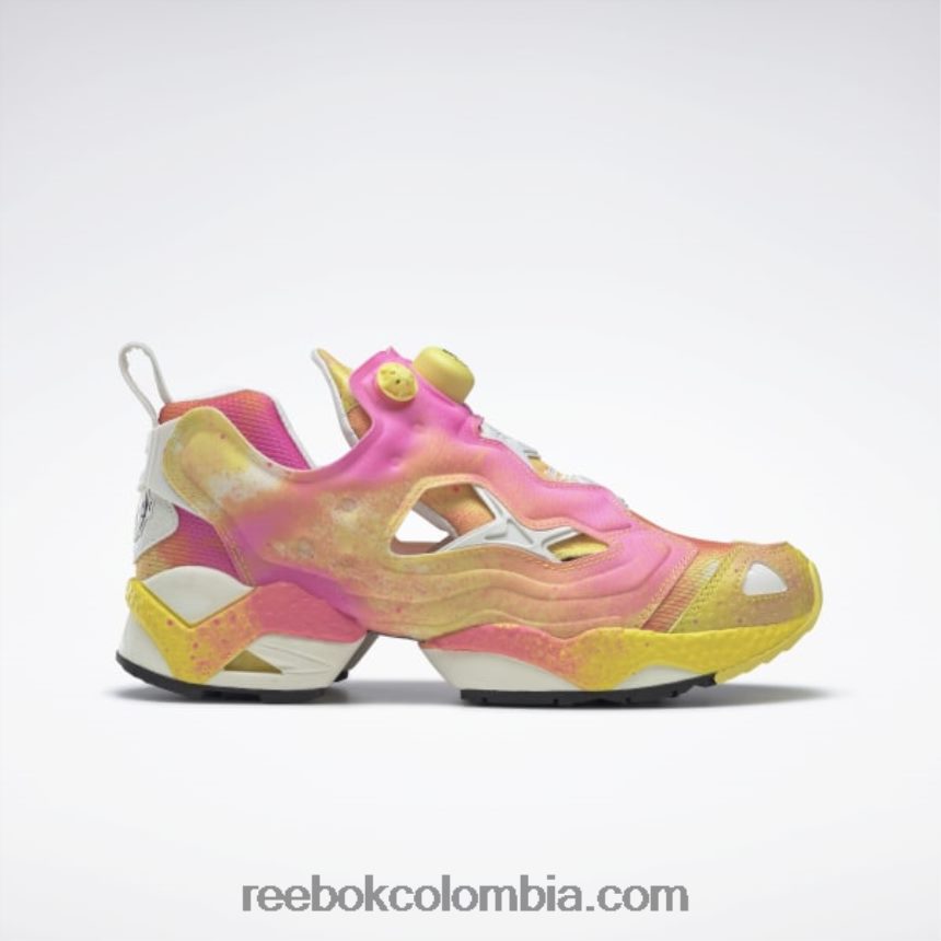 tiza/núcleo negro smiley instapump furia zapatos Reebok D260LP197