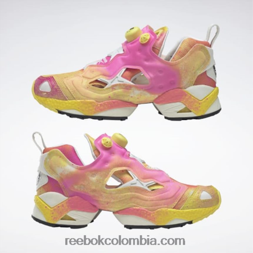 tiza/núcleo negro smiley instapump furia zapatos Reebok D260LP197