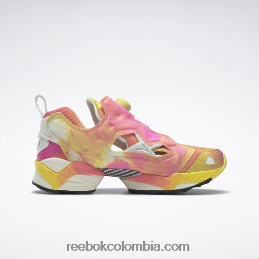 tiza/núcleo negro smiley instapump furia zapatos Reebok D260LP197