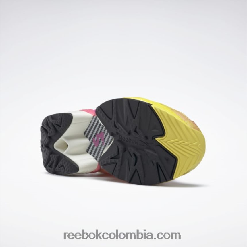 tiza/núcleo negro smiley instapump furia zapatos Reebok D260LP197