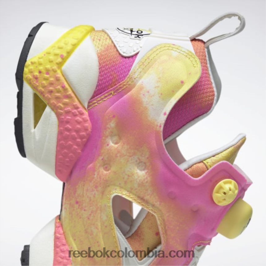 tiza/núcleo negro smiley instapump furia zapatos Reebok D260LP197