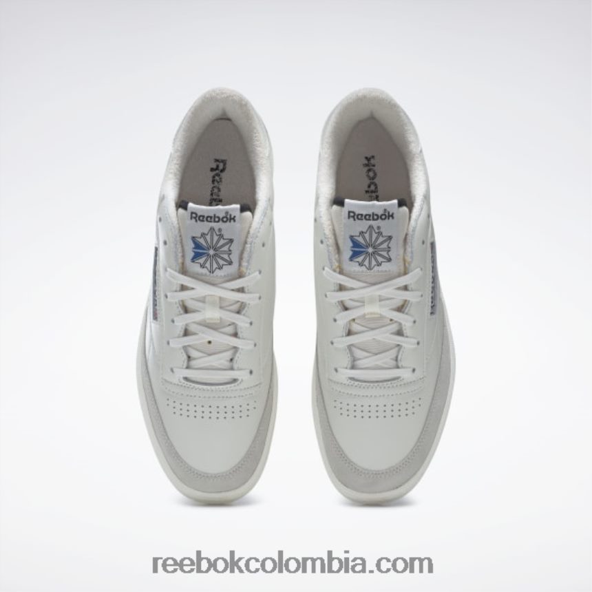 tiza/negro/vector azul zapatos vintage club c 85 Reebok D260LP174