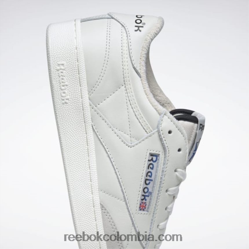 tiza/negro/vector azul zapatos vintage club c 85 Reebok D260LP174