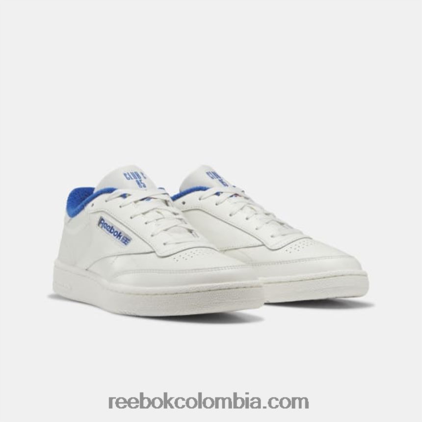 tiza/vector azul/vector rojo zapatos club c 85 Reebok D260LP798