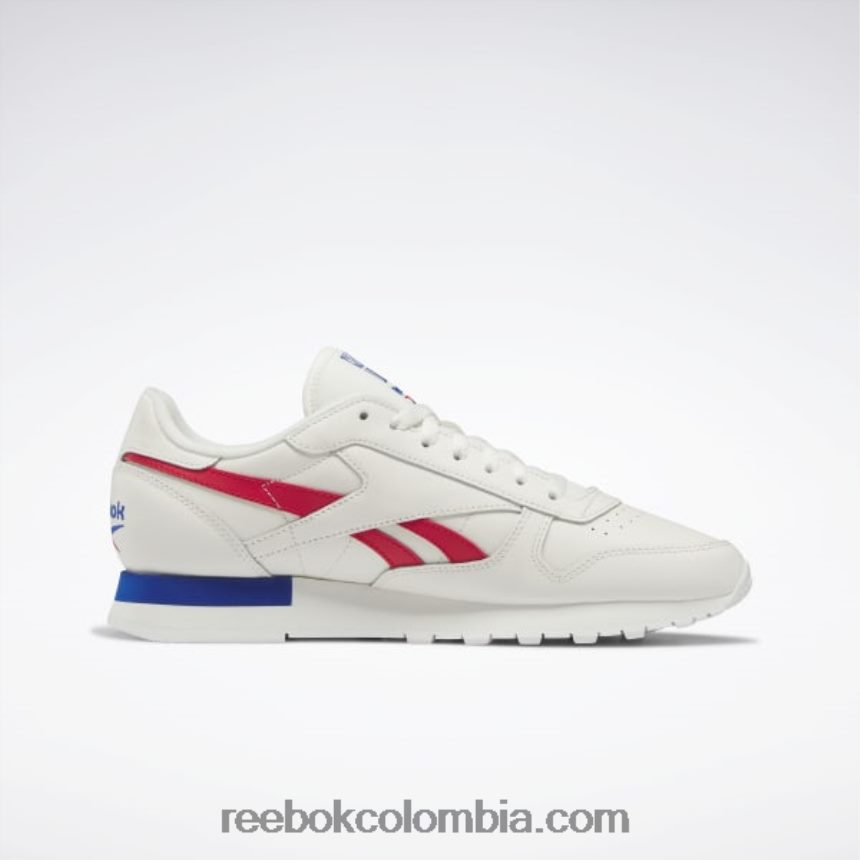 tiza/vector rojo/vector azul zapatos de cuero clasicos Reebok D260LP683