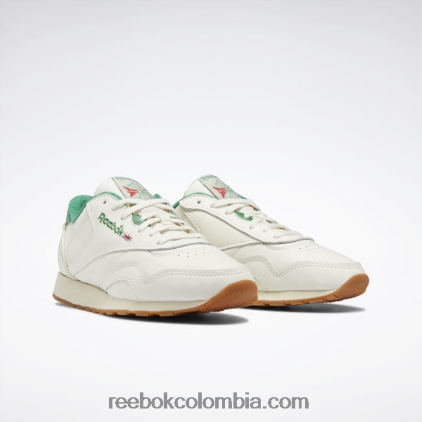 tiza/verde cañada/alabastro zapatos clásicos de cuero más Reebok D260LP591