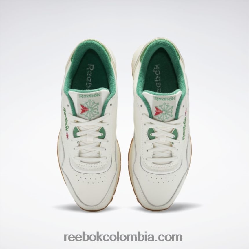 tiza/verde cañada/alabastro zapatos clásicos de cuero más Reebok D260LP591