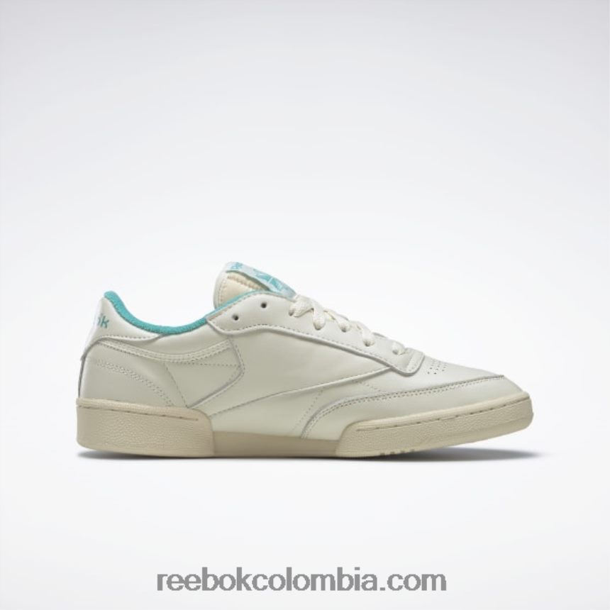 tiza vintage s23-r/blanco papel/verde azulado clásico zapatos vintage club c 85 Reebok D260LP73