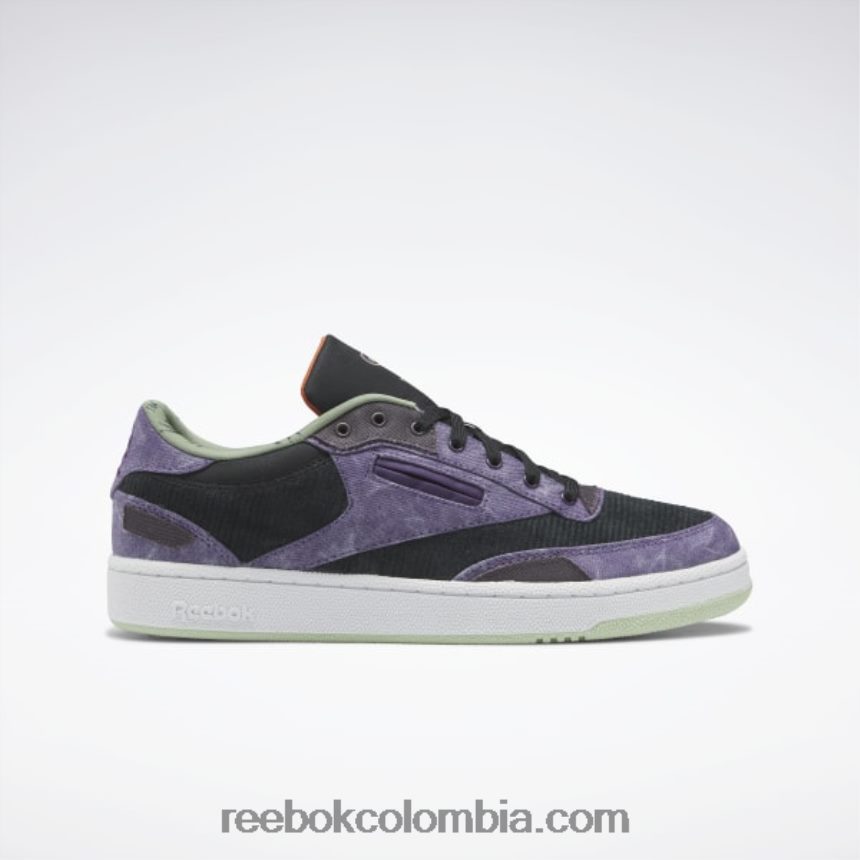 tono morado/blanco espíritu/verde vintage zapatos dc club c 85 Reebok D260LP95