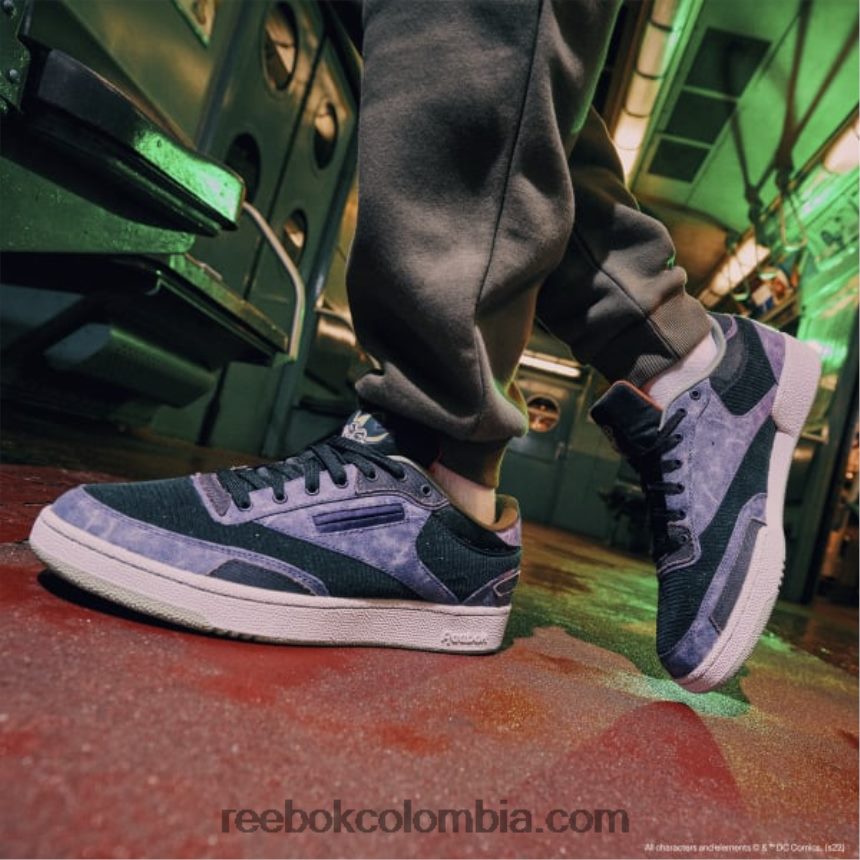 tono morado/blanco espíritu/verde vintage zapatos dc club c 85 Reebok D260LP95