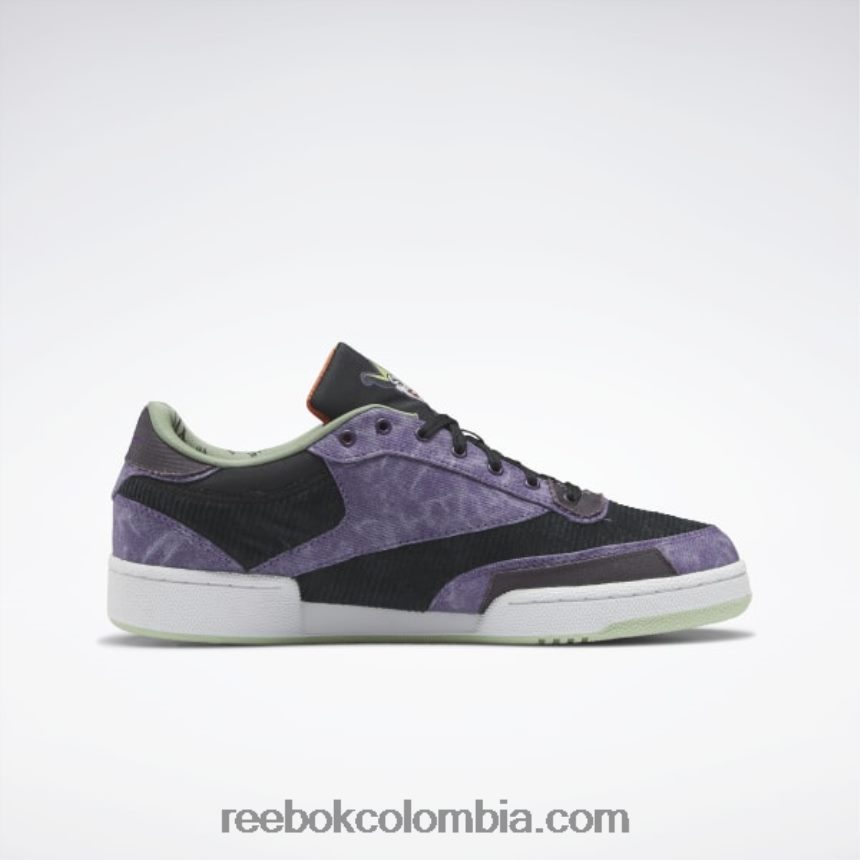 tono morado/blanco espíritu/verde vintage zapatos dc club c 85 Reebok D260LP95